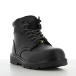 XYEHS X1100N S3 Mid-Top Leather Safety Shoes Work Boots with Composite Toe Cap, PU Outsole, Anti-Puncture Textile, Cambrella Lining, Puncture, Impact & Water Resistant - Image 2