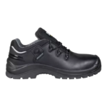 XYEHS X330 S3 Low Profile Heat Resistant Leather Safety Shoes with Composite Toe Cap, PU/Rubber Outsole, Membrane Lining, Anti-Puncture Textile Midsole
