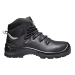 XYEHS X430 S3 Mid-Top Heat Resistant Leather Safety Shoes Work Boots with Composite Toe Cap, PU/Rubber Outsole, Membrane Lining, Anti-Puncture Textile Midsole