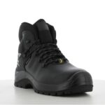 XYEHS X430 S3 Mid-Top Heat Resistant Leather Safety Shoes Work Boots with Composite Toe Cap, PU/Rubber Outsole, Membrane Lining, Anti-Puncture Textile Midsole - Image 2