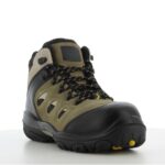 XYEHS XPLORE S3 Mid Top Suede Leather Heat Resistant Safety Shoes Work Boots with Composite Toe Cap, PU/Rubber Outsole, Anti-Puncture Textile Midsole, Leather Upper, Mesh Lining - Image 2