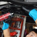 XYEHS 10-107 30cm PVC & Nitrile Coating Chemical Resistant Gloves with Sandy NBR Palm, Nylon Lining, Oil & Water Resistant, Acid & Alkali Resistant - Image 2