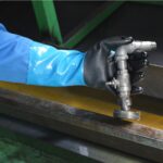 XYEHS 10-225 30cm Full PVC Coating Oil-Proof & Chemical Resistant Safety Work Gloves with Seamless Nylon Lining, Anti-Slip Palm, Oil & Water Resistant - Image 3