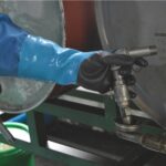 XYEHS 10-225 30cm Full PVC Coating Oil-Proof & Chemical Resistant Safety Work Gloves with Seamless Nylon Lining, Anti-Slip Palm, Oil & Water Resistant - Image 4