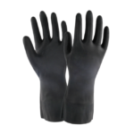 XYEHS 10-227 33cm Full Neoprene Coating Chemical Resistant Safety Work Gloves with Cotton Flocking Lining, Anti-Slip Palm, Acid & Alkali Resistant, Oil & Water Resistant