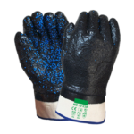 XYEHS 10-239 25cm Cut & Chemical Resistant Safety Work Gloves with Fully PVC Dipping with Anti-Slip Grain Palm, Anti-Cut Fiber Lining, Great Grip, Oil & Water Resistant