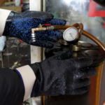 XYEHS 10-239 25cm Cut & Chemical Resistant Safety Work Gloves with Fully PVC Dipping with Anti-Slip Grain Palm, Anti-Cut Fiber Lining, Great Grip, Oil & Water Resistant - Image 2