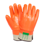 XYEHS 10-240 26cm Cold & Chemical Resistant Safety Work Gloves with Fully PVC Coating, Sponge Insulator, Cotton Lining, Great Grip, Oil & Water Resistant