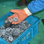 XYEHS 10-241 27cm Oil & Cut Resistant Safety Work Gloves with Full Rough PVC Coating, Cotton Lining, Safety Cuffs, Great Grip, Cold-Proof, Water Resistant - Image 2