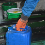 XYEHS 10-242 28cm PVC Coating Cold & Chemical Resistant Safety Work Gloves with Cotton, Polyurethane Foam & Cotton Linoleum 3 Layer Liner, Great Grip, Oil & Water Resistant - Image 3