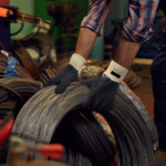 XYEHS 10-250 25cm Rough Textured PVC Coating Chemical Resistant Safety Work Gloves with Elastic Cotton Threaded Cuff, Great Grip, Oil & Acid & Alkali Resistant - Image 2