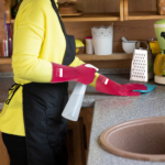 XYEHS 10-251 30cm Full PVC Cold & Chemical Resistant Safety Work Gloves with Rough Textured Coating Palm with Non-Slip Particles, Elastic Interlock Liner - Image 2