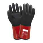 XYEHS 10-777 30cm ANSI CUT 5 Cut Resistant & Chemical Safety Work Gloves with Anti-Cut Liner, PVC & Nitrile Coating, Sandy NBR Palm, Oil & Water Resistant, Acid & Alkali Resistant