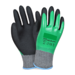 XYEHS 80-615 Full Nitrile Coating General Work Gloves with Dipping Palm, Special Fiber Lining, Water & Oil Resistant, Abrasion Resistant, Strong Grip