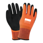 XYEHS 80-616 Full Latex Coating Safety Work Gloves with Latex Dipping Palm, Terry Weaving Inner, Cold Resistant, Water & Oil Resistant,  Strong Grip