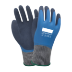 XYEHS 80-616 Full Latex Coating Safety Work Gloves with Latex Dipping Palm, Terry Weaving Inner, Cold Resistant, Water & Oil Resistant,  Strong Grip - Image 3