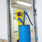 XYEHS 80-637 65cm Long-Sleeve Full Nitrile Coating Chemical Resistant Safety Work Gloves with Anti-Slip Palm, Cotton Lining, Oil & Water Resistant, Good Grip - Image 2