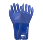 XYEHS 80-656 30cm Full Nitrile Coating Chemical Resistant Safety Work Gloves with Thermal Fleece Liner, Oil & Water Resistant, Anti-Slip