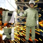 XYEHS Mn-gr1007 Carbon Fiber Fire Resistant Split Suit Insulation Protection Apparel, 1000°C Thermal Radiation Heat Resistant, Fireproof Clothes, Flame Retardant - Image 2