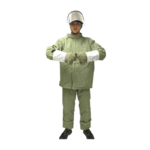 XYEHS Mn-gr1007 Carbon Fiber Fire Resistant Split Suit Insulation Protection Apparel, 1000°C Thermal Radiation Heat Resistant, Fireproof Clothes, Flame Retardant