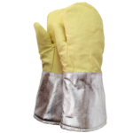 XYEHS Mn-gr700 Aramid & Aluminum Foil 700 ℃ Heat Resistant Gloves, 2-Finger Safety Work Gloves, Flame Resistant & Thermal Radiation Reflective Safety Apparel, Insulation Gloves - Image 3