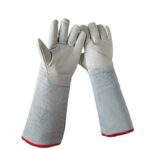 XYEHS Mn-fd002 Cowhide Cryogenic Safety Work Gloves, Waterproof Liquid Nitrogen Protective Gloves, -196℃ Low Temperature Resistant - Image 2