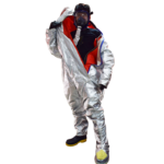 XYEHS Mn-gr010 Alumium Foil Fire & Chemical Resistant Coverall Insulation Suit Protection Apparel with Rucksack, 1000°C Thermal Radiation Heat Resistant, Aluminized Fireproof, Flame Retardant - Image 3