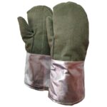 XYEHS Mn-gr1000-1 Carbon Fiber & Aluminum Foil 1000℃ Heat & Cut Resistant Gloves, 2-Finger Safety Work Gloves, Flame Resistant & Thermal Radiation Reflective Safety Apparel, Insulation Gloves - Image 2