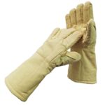 XYEHS Mn-gr650 Aramid 650 - 800 ℃ Heat Resistant Gloves, Full-Finger Safety Work Gloves, Flame Resistant & Thermal Radiation Reflective Safety Apparel, High-Temperature Insulation Gloves - Image 2