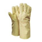 XYEHS Mn-gr650 Aramid 650 - 800 ℃ Heat Resistant Gloves, Full-Finger Safety Work Gloves, Flame Resistant & Thermal Radiation Reflective Safety Apparel, High-Temperature Insulation Gloves