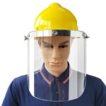 XYEHS Mn-mp1000 3mm Clear PC Full Face Shield Mask Visor, High Temperature Resistant, 1000 ℃ Thermal Radiation Resistant - Image 2