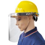 XYEHS Mn-mp1000 3mm Clear PC Full Face Shield Mask Visor, High Temperature Resistant, 1000 ℃ Thermal Radiation Resistant - Image 3