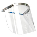 XYEHS Mn-mp1000 3mm Clear PC Full Face Shield Mask Visor, High Temperature Resistant, 1000 ℃ Thermal Radiation Resistant