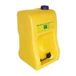XYEHS WG6000B 30/60L Polyethylene Portable Eyewash Station with Two ABS Eyewash Nozzles, Food-Grade Silicone Cover, OSHA Compliant - Image 5