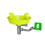 XYEHS WG7023 Wall Mounted Eyewash Station Eye/Face Washing Station, AES Plastic & 304 Stainless Steel, Acid Proof , Alkali Resistant for First Aid 304 Stainless Steel+Eye Wash Sign, NPT thread