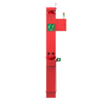 XYEHS WG7054ER Cable Heating Emergency Safety Shower & Eyewash, Eye Wash Station Safety Shower Eye & Face Washer, Stainless Steel Bowl & Eyewash Sign - Image 2