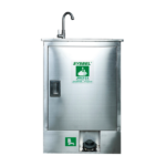 XYEHS WGW0301 20L Portable Sink Face & Hand Wash Station with 304 Stainless Steel Faucet & Frame, Hand Wash Sign