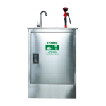 XYEHS WGW0302 Emergency Eye & Face Wash Sink with Faucet & Safety Eyewash Station, 304 Stainless Steel, Eyewash Sign