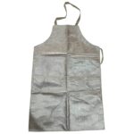 XYEHS Mn-wq1000-1 100cm Composite Aluminium Foil Heat Resistant Apron Fireproof Clothing Safety Apparel with Soft Aramid Cloth Lining, 1000-1300 ℃ Thermal Radiation Heat Resistant, Flame Retardant - Image 3