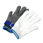 XYEHS GS001 Level 5 Stainless Steel Mesh Metal Cut Resistant Glove with a Inner Glove, Five-Finger Anti-Cut Glove, Food Grade Glove for Kitchen, Butcher, Mandoline, Fishing - Image 7