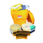 XYEHS SKY952 80 Gallon/302L Oil Only Spill Kits with 95 Gallon Poly-Overpack Salvage Drum, Quick Response, 190 Pieces - Image 2