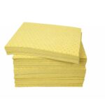 XYEHS Universal/Oil/Hazmat Chemical Melt Blown Polypropylene (MBPP) Poly-Back Absorbent Mats, 100 Pads/Carton - Image 3