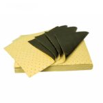 XYEHS Universal/Oil/Hazmat Chemical Melt Blown Polypropylene (MBPP) Poly-Back Absorbent Mats, 100 Pads/Carton - Image 5