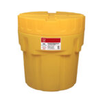 XYEHS SKD200 20 Gal/75.7L Poly Overpack Salvage Barrel Drum, Yellow