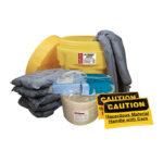 XYEHS SKY200 21.5Gallon/81L Universal Spill Kits with 20 Gallon Poly-Overpack Salvage Drum, Quick Response, 47 Pieces