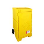 XYEHS 30Gal/114L Universal/Chemical/Oil Absorbent Moblie Spill Kits with Polyethylene Mobile Cart, 24 Pieces - Image 5