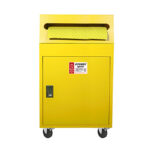 XYEHS SYK561 32Gal/120L Chemical Only Spill Kits in Cart, High-Strength Galvanized Steel, 117 Pieces