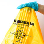 XYEHS 10 pcs Anti-static Puncture & Tear Resistant Polyethylene Waste Disposal Bags, Use with Waste Cans - Image 3