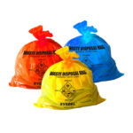 XYEHS 10 pcs Anti-static Puncture & Tear Resistant Polyethylene Waste Disposal Bags, Use with Waste Cans