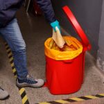 XYEHS 10 pcs Anti-static Puncture & Tear Resistant Polyethylene Waste Disposal Bags, Use with Waste Cans - Image 2